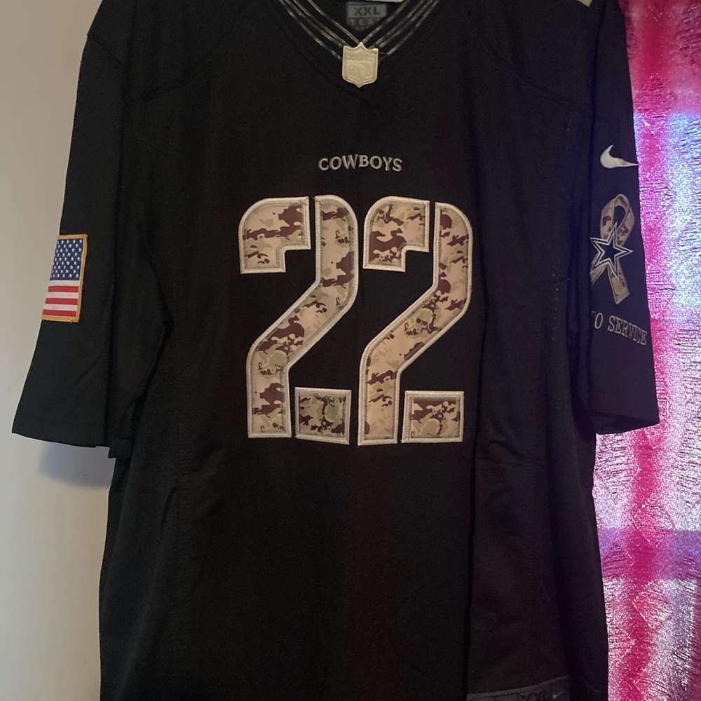 E.SMITH Camo Cowboys Jersey